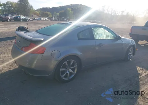 2004 Infiniti G35 from USA, damaged, VIN JNKCV54E54M824896
